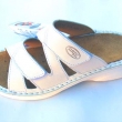 Sandále Orto Plus vzor 1510/10/bílé/ stélka vytahovací